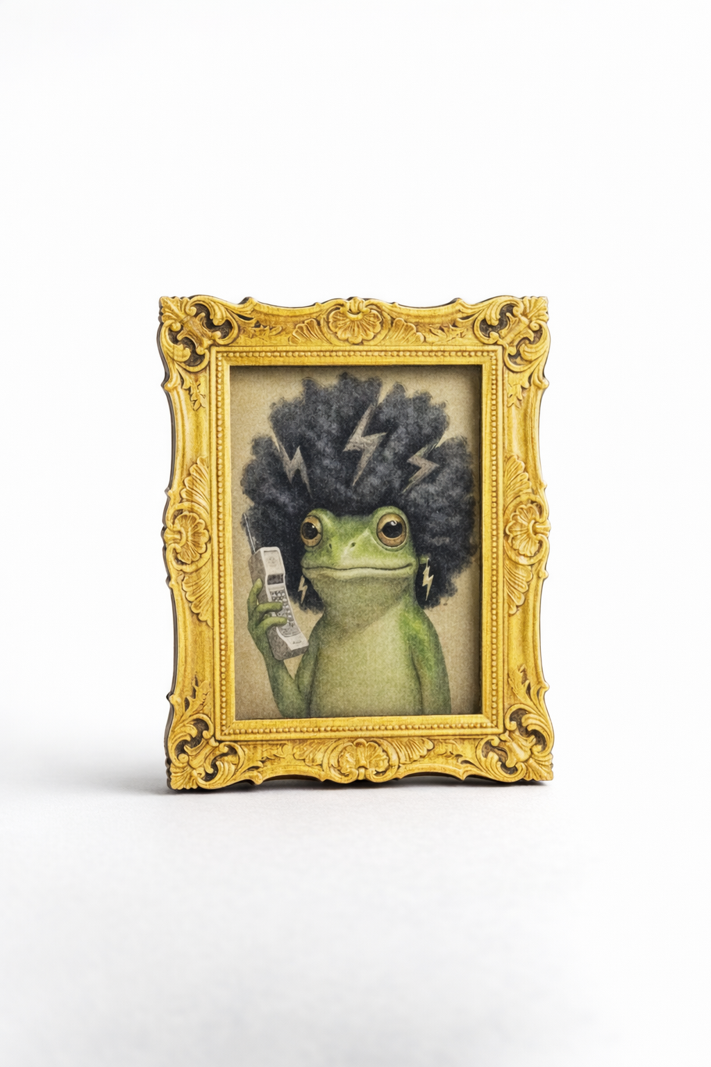 Lightening Bolt frog Magnet