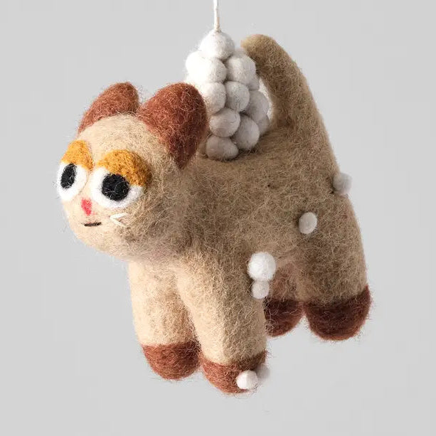 Wrap Magazine hanging felt Ornaments - various styles-Top 30 Christmas-Little Fish Co.