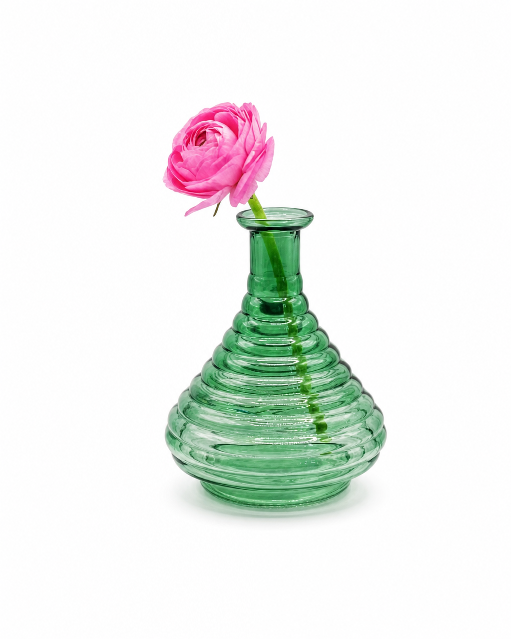 Ribbed tear drop bud  vase propagation vase - colours assorted