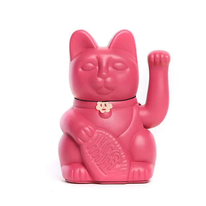 Lucky Cat red - violet-New Arrivals-Little Fish Co.