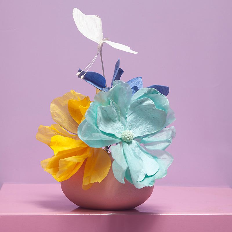 Paper flower and butterfly bunch - Capri-New arrivals-Little Fish Co.