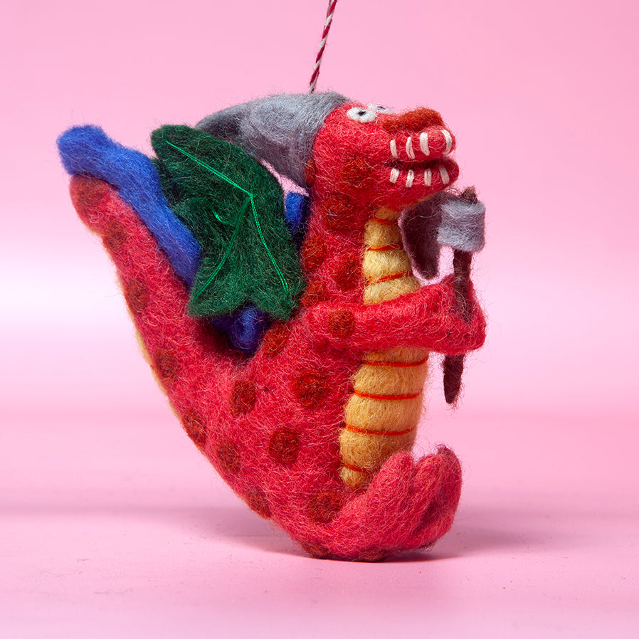 Felt Christmas decoration Various - one of a kind-Little Fish Co.