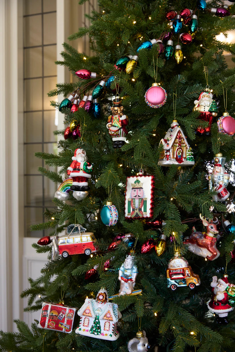Retro Taco Truck glass hanging  - Ornament