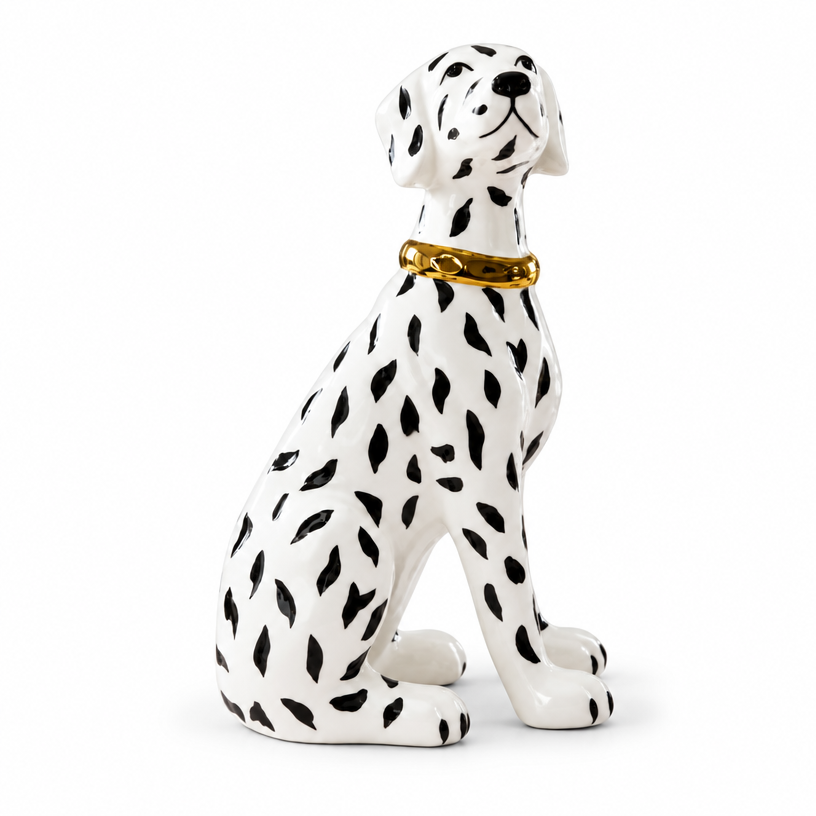 Dalmation Statue Ceramic