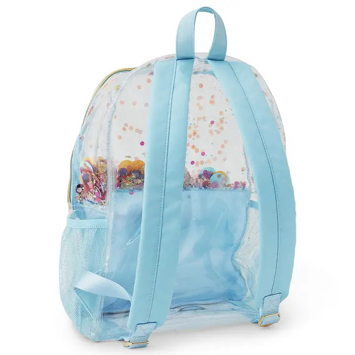 Celebrate Confetti clear backpack-Little Fish Co.