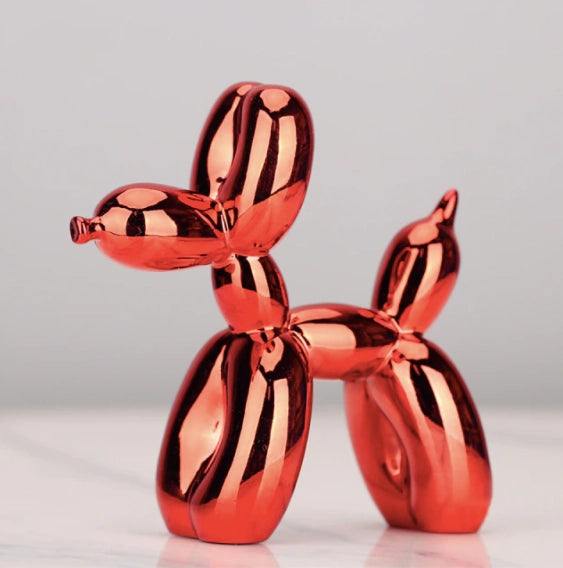 Electroplating balloon Dog -Red-Top 30 Decor-Little Fish Co.