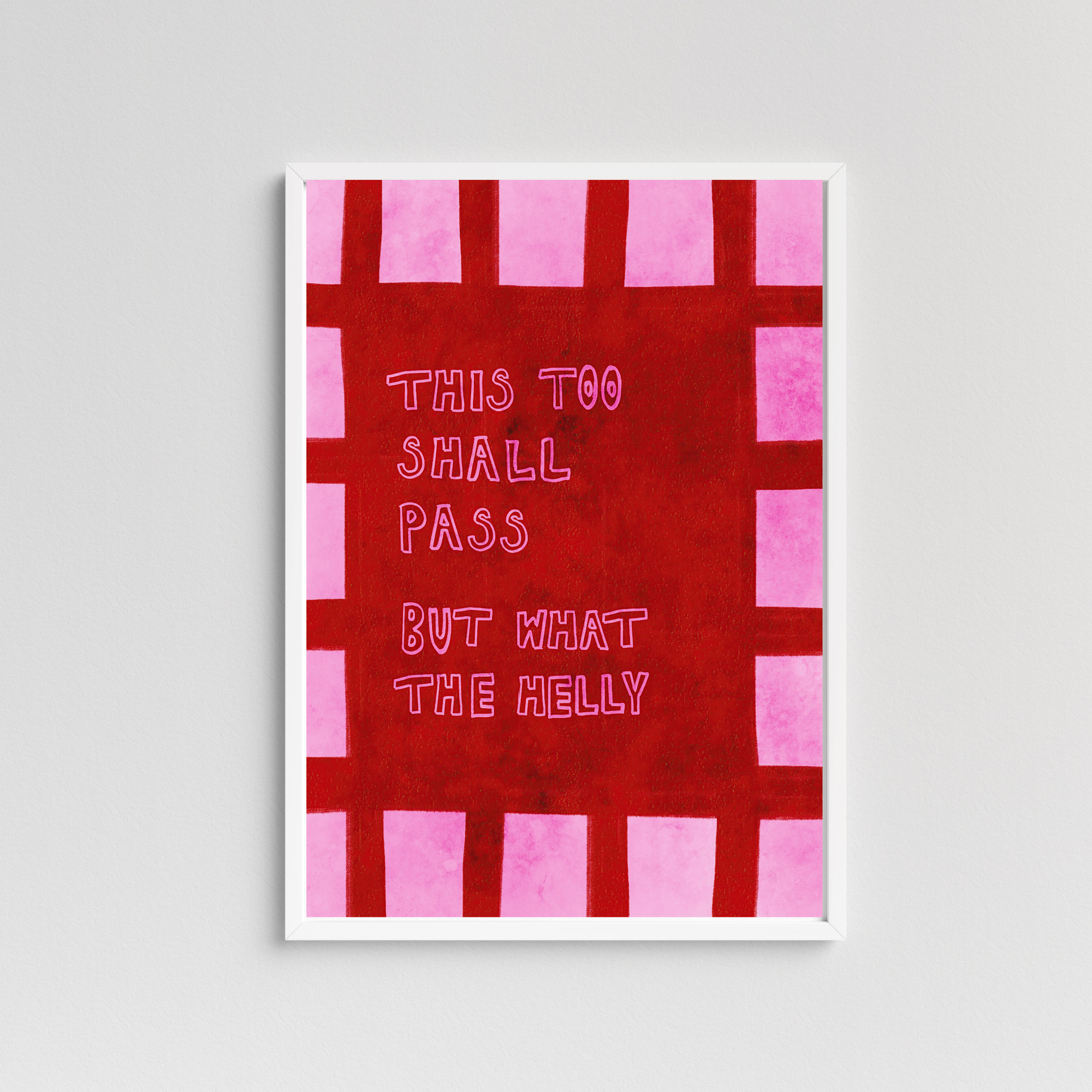 What the Helly Art print