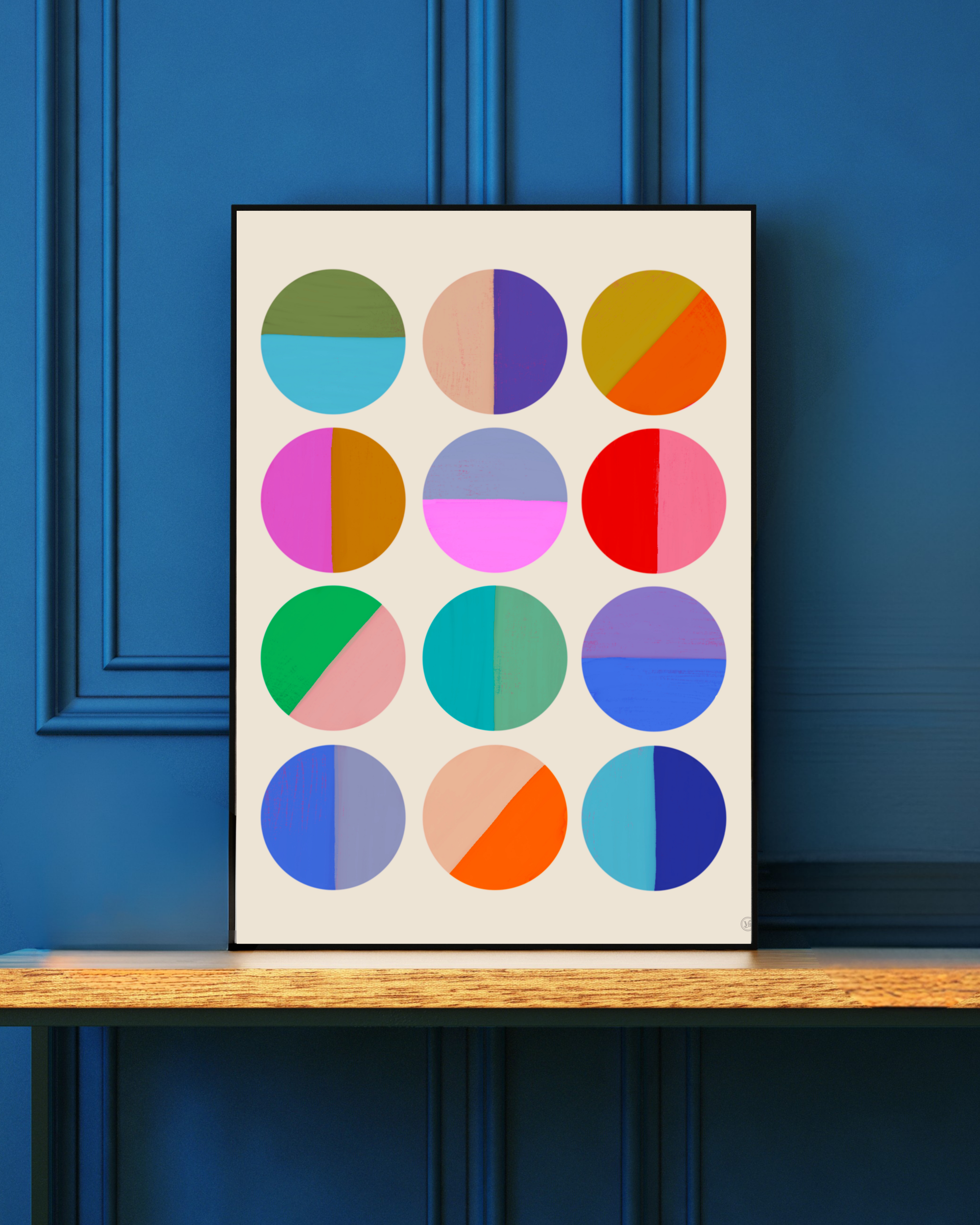 Colour block - Vicky Barone-Art-Little Fish Co.