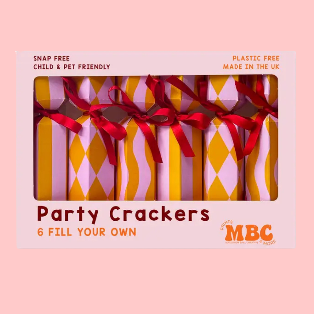 Christmas Crackers - Lilac / Mustard (Ships September)-Top 30 Christmas-Little Fish Co.
