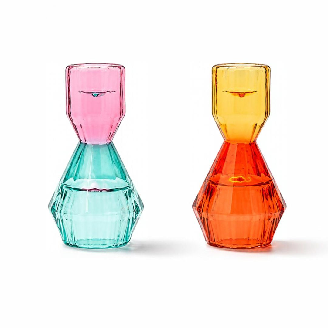 Ombre Glass candle holder