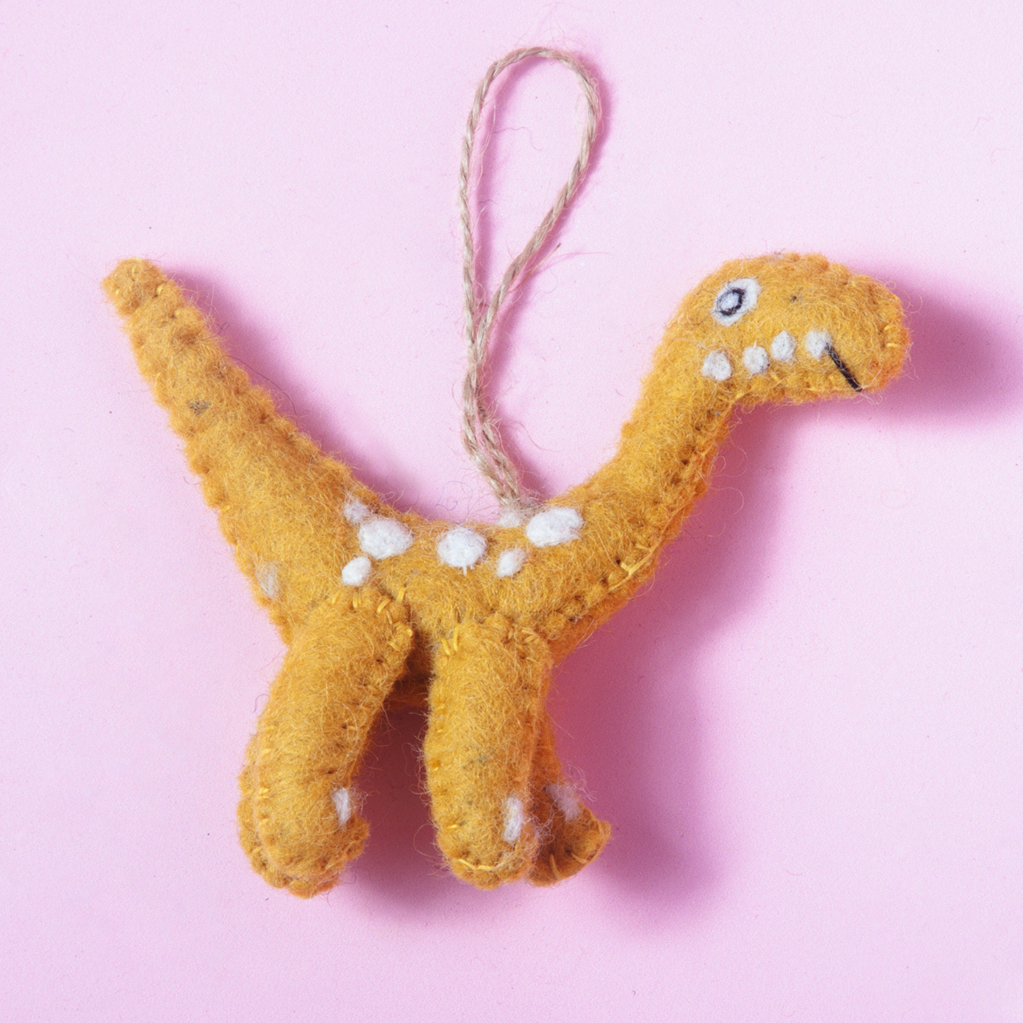 Yellow dino decoration-Little Fish Co.