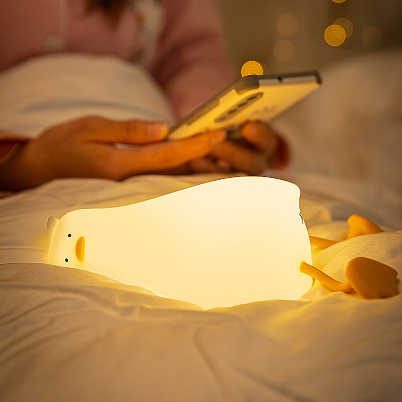 Laying Duck Silicon night light-Top 30 Decor-Little Fish Co.
