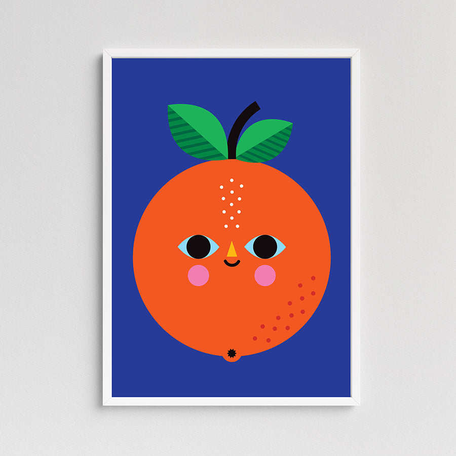 Orange Print - Little Fish Co x Vanja Kragulj-Art-Little Fish Co.