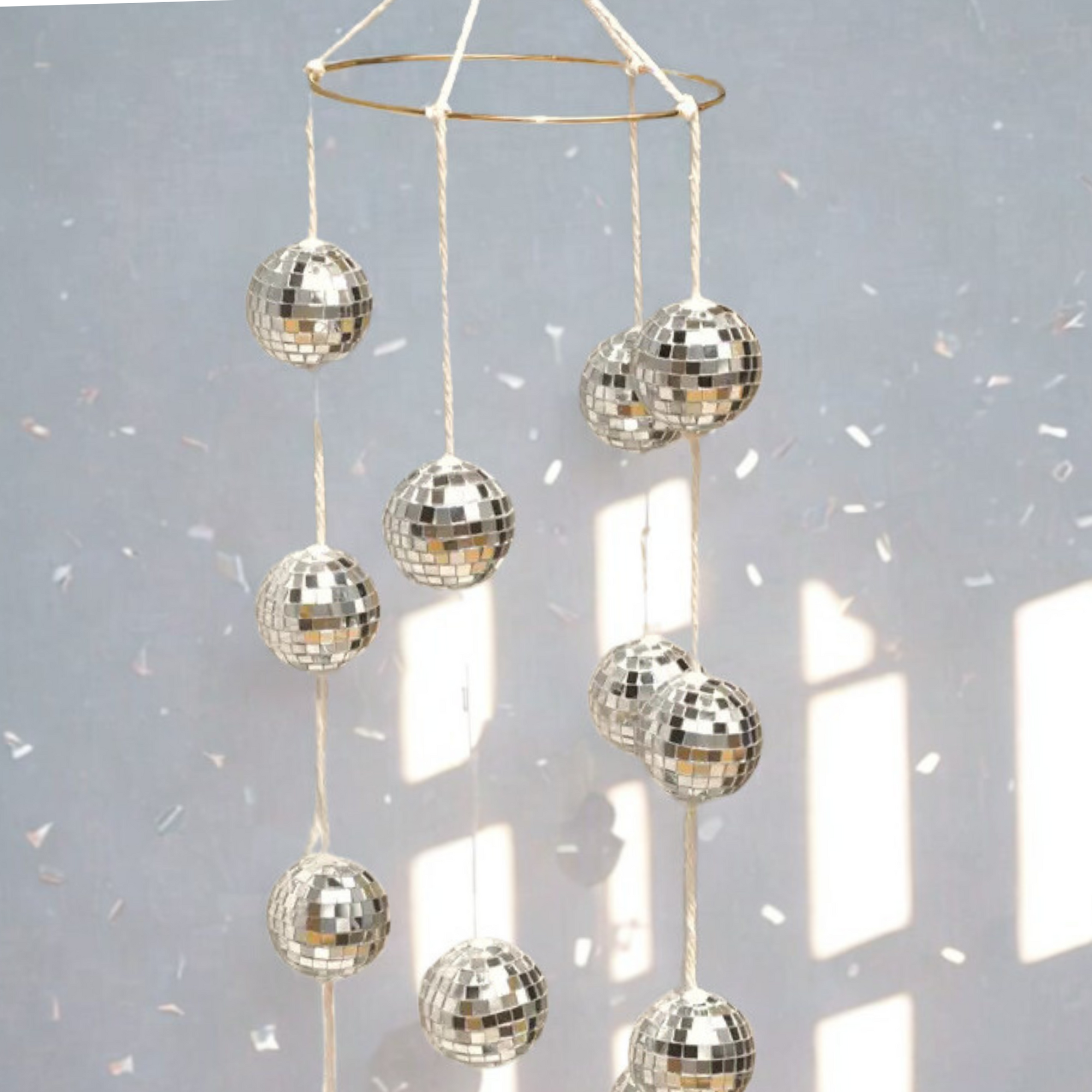 Shiny Disco ball Mobile sun catcher-New Arrivals 2025-Little Fish Co.