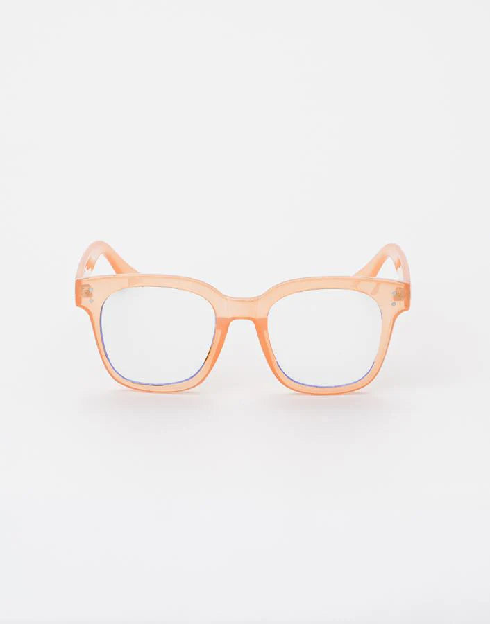 Kendra Blue Light glasses in Beige-Little Fish Co.