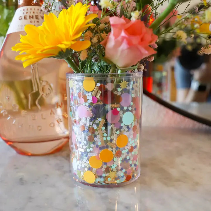 Celebrate everyday confetti pencil cup-Top 30 Decor-Little Fish Co.