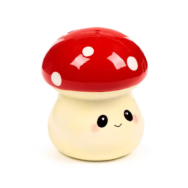 Mushroom ceramic money box