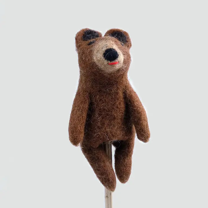 Bear Finger Puppet-Little Fish Co.