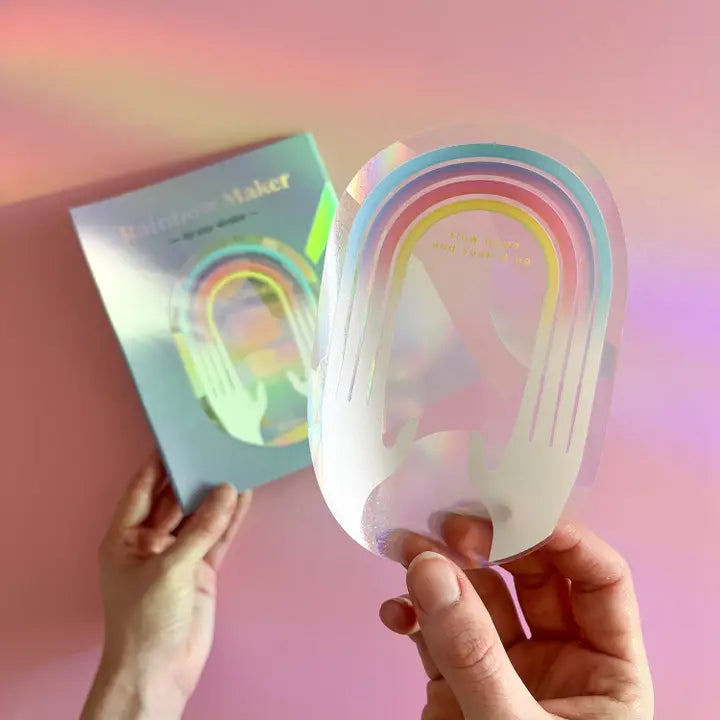 Rainbow Maker - Sticker Slow own and soak it up-Decor-Little Fish Co.