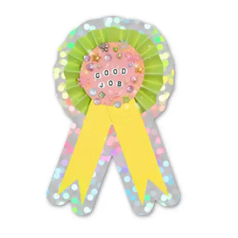 Good Job Ribbon Sticker-Little Fish Co.