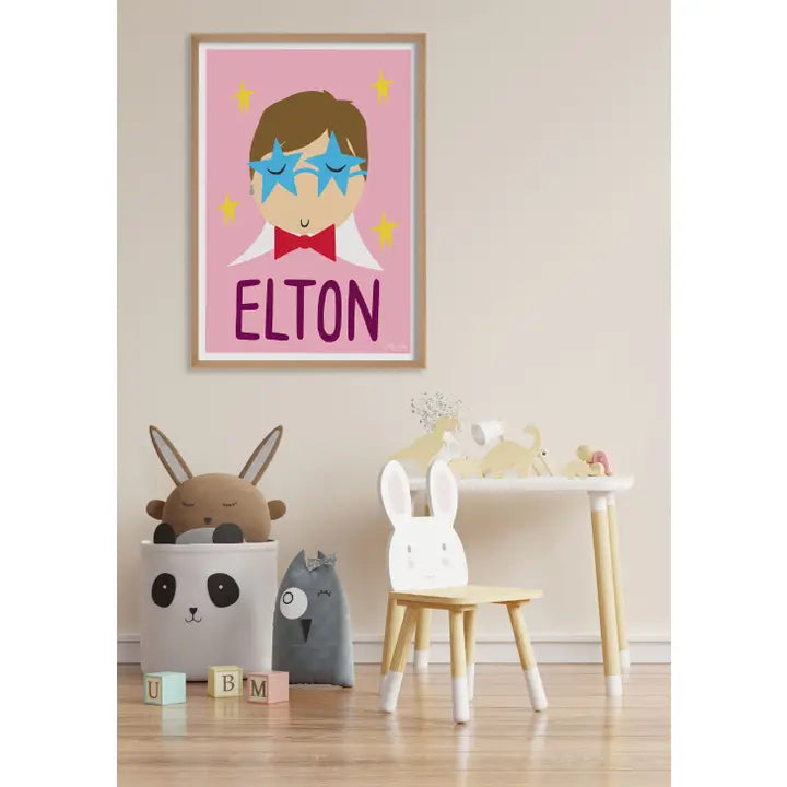 Wolfnoodle Elton print-Little Fish Co.