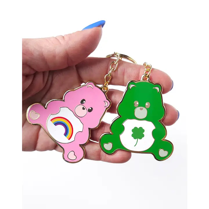 Care bear sending rainbows Keychain-New Arrivals 2025-Little Fish Co.