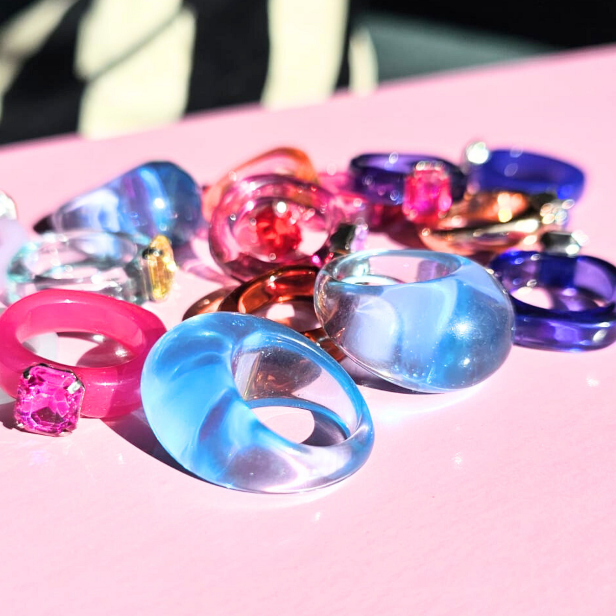 Various fashion rings - colours and styles assorted-Little Fish Co.