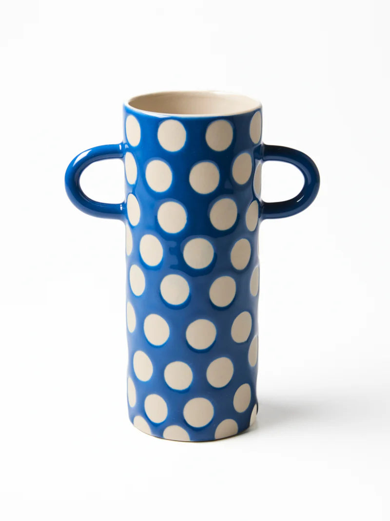 Griffe Blue Spot Bud Vase-Little Fish Co.