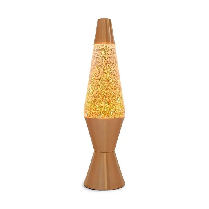 Bullet Lava lamp golden-Decor-Little Fish Co.