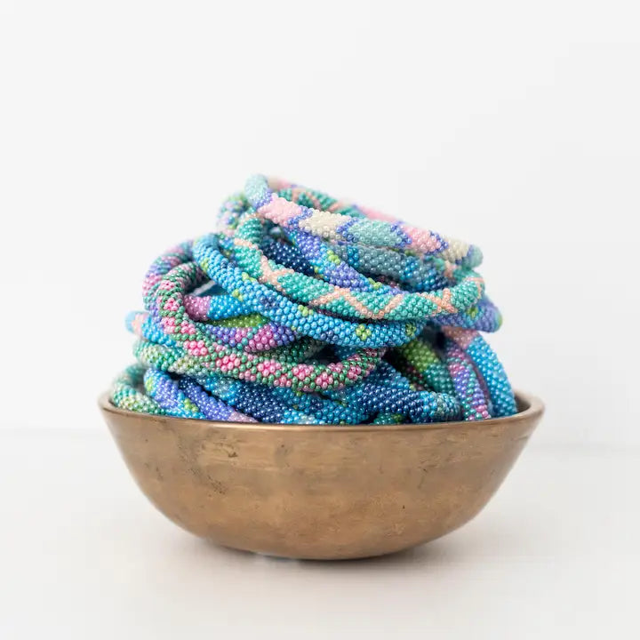 Rollies - Kids Glass beaded bracelet Candy Castle Fair Trade-Fun-Little Fish Co.