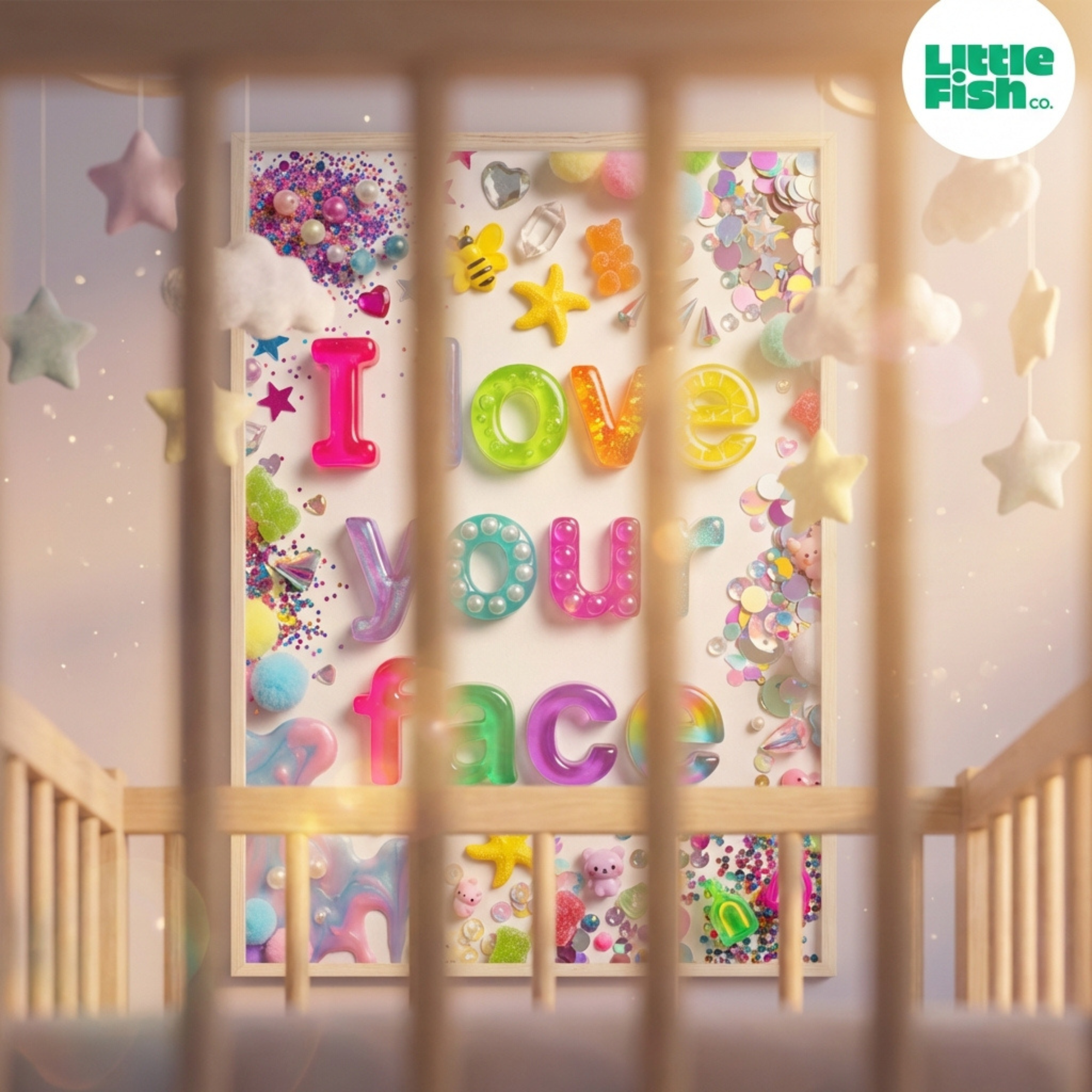 I Love Your Face - Collage Print