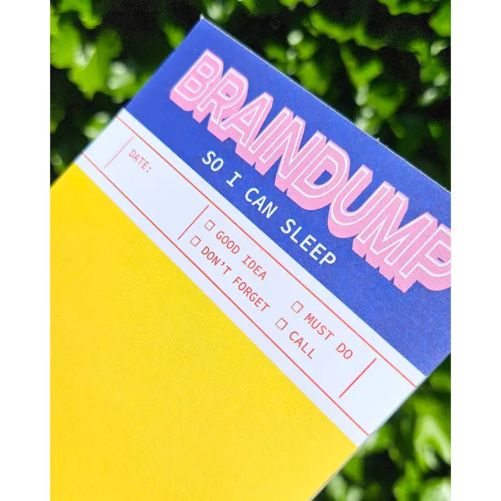 Brain dump to do list notepad-Little Fish Co.