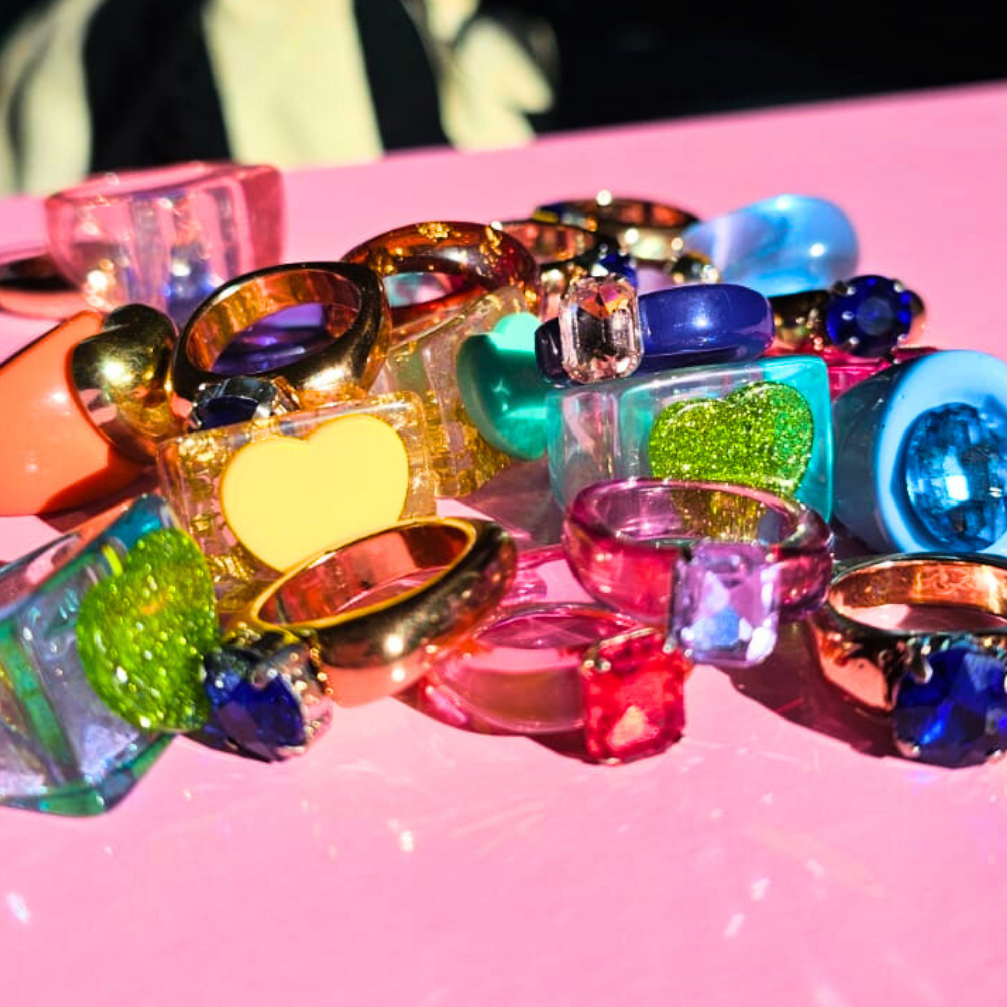 Various fashion rings - colours and styles assorted-Little Fish Co.