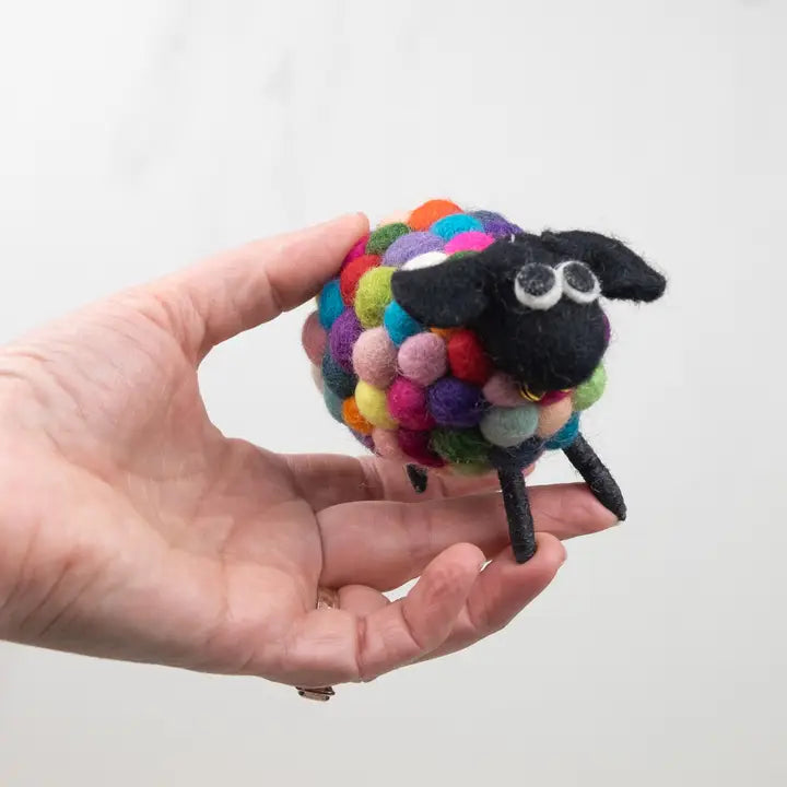 Felt Rainbow Sheep-Little Fish Co.