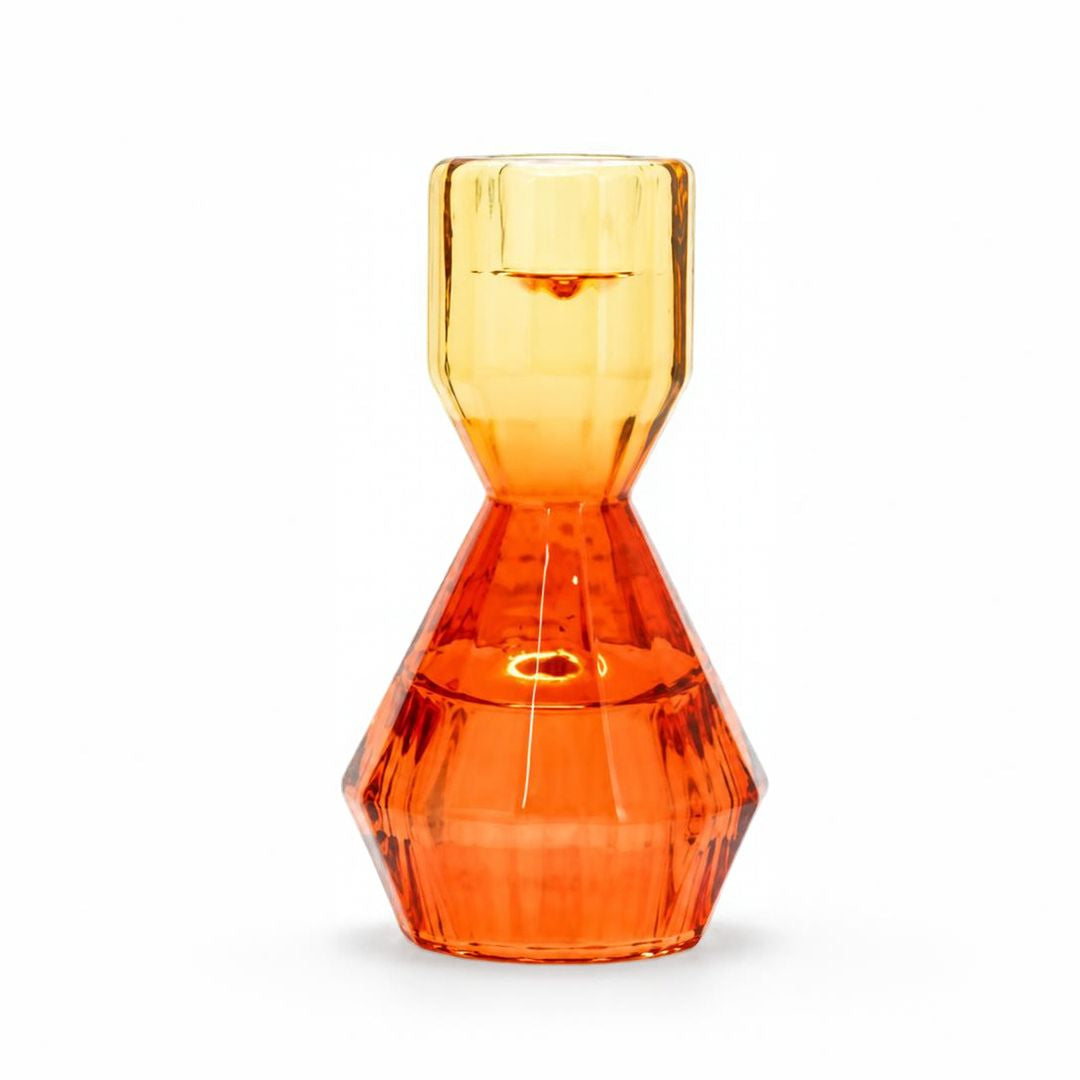 Ombre Glass candle holder
