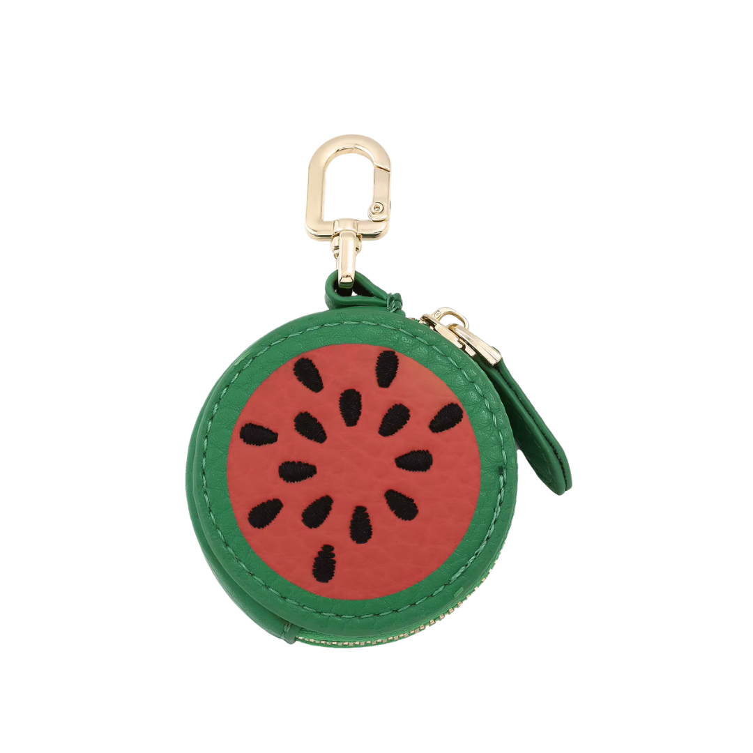 Watermelon Fruit Bag Charm Vegan