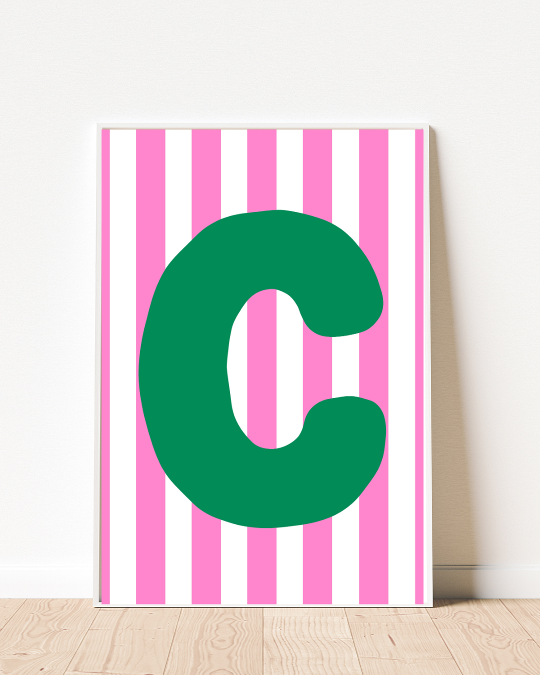 Circus Initial Print Letter C-Top 30 Art-Little Fish Co.