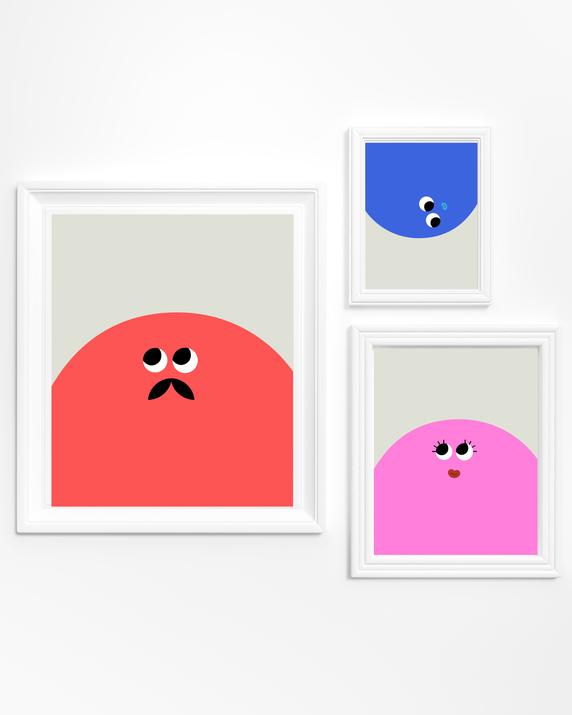 Monsieur - Art print - colors available-Art-Little Fish Co.