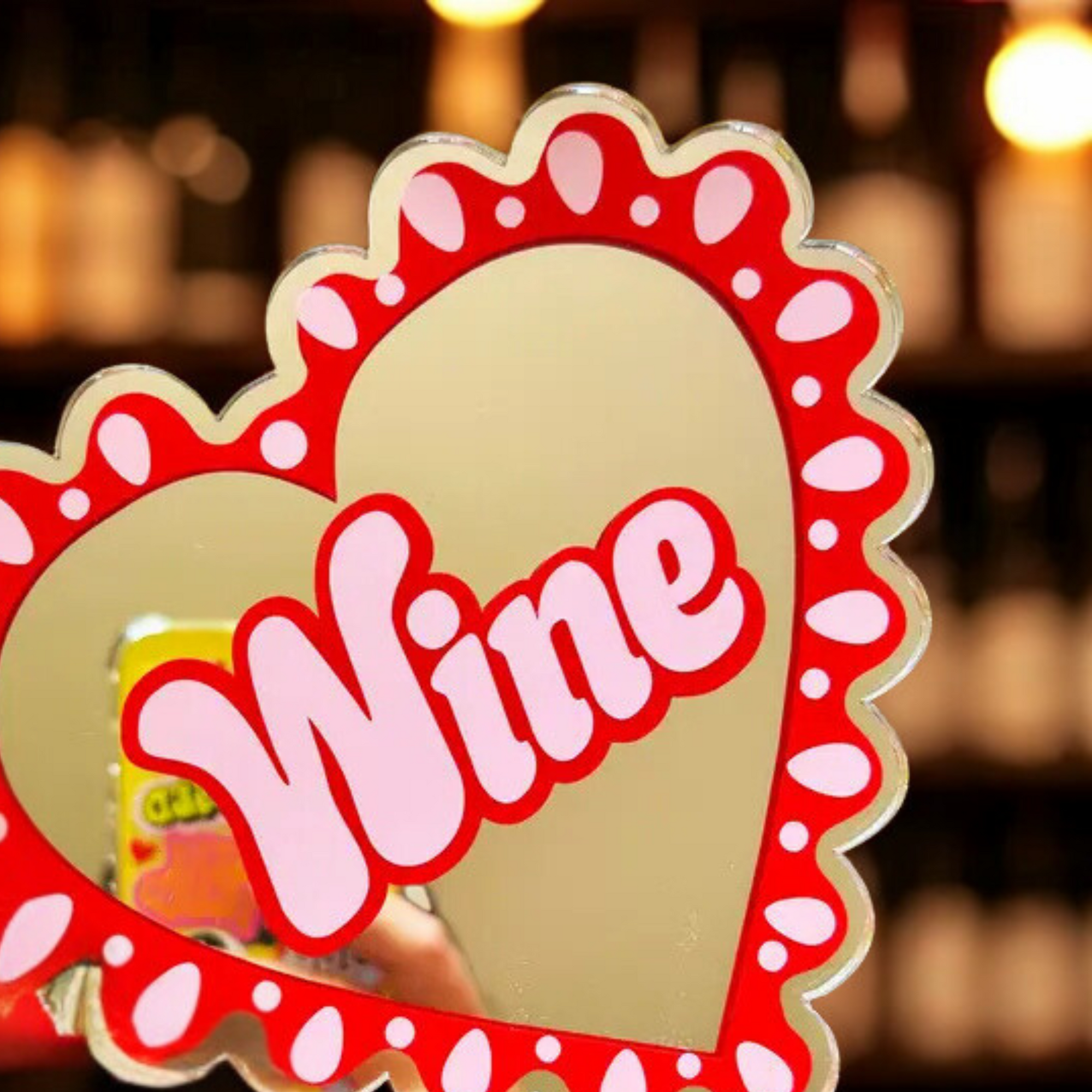 I heart Wine mirror-New Arrivals 2025-Little Fish Co.
