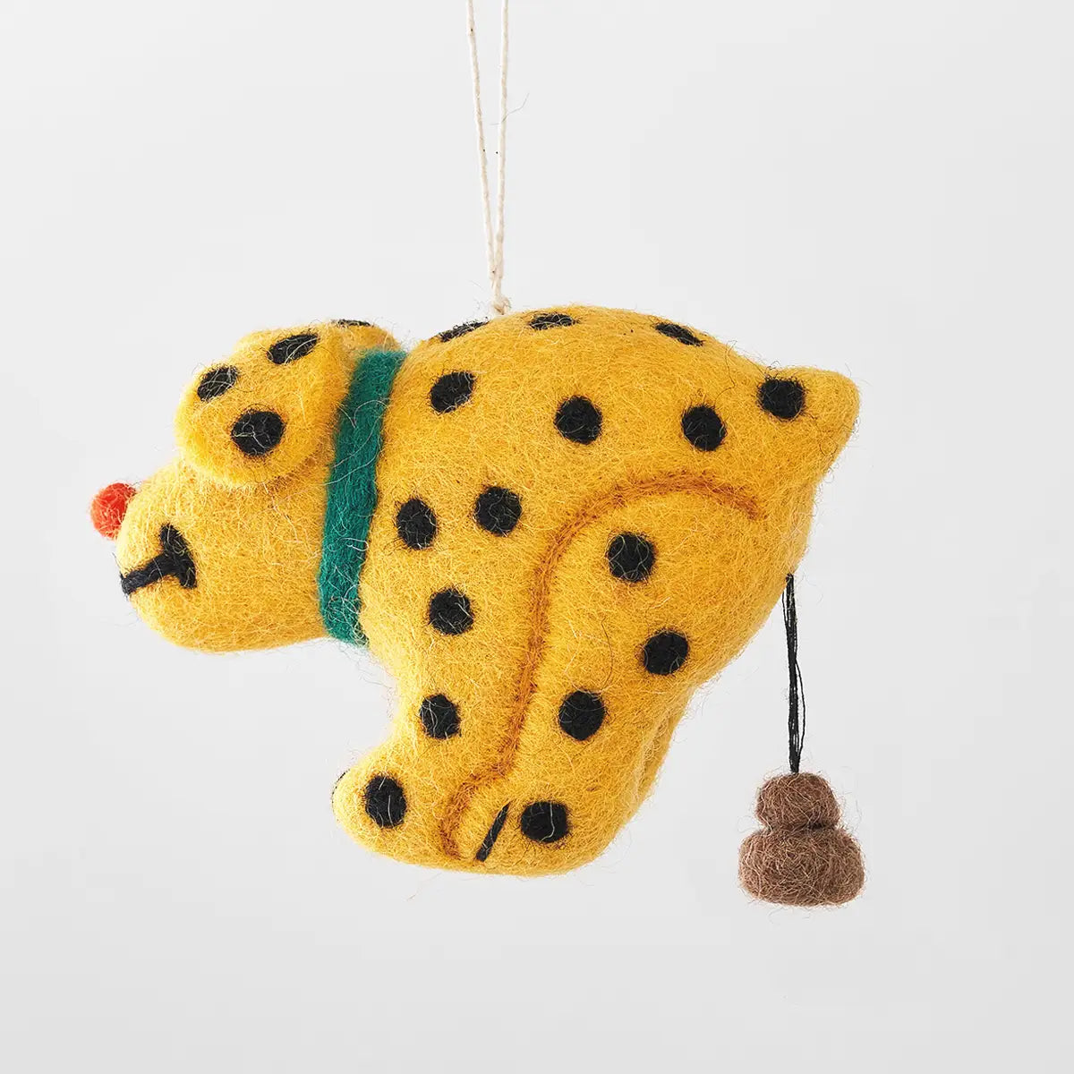 Len Dog Hanging Felt Ornament