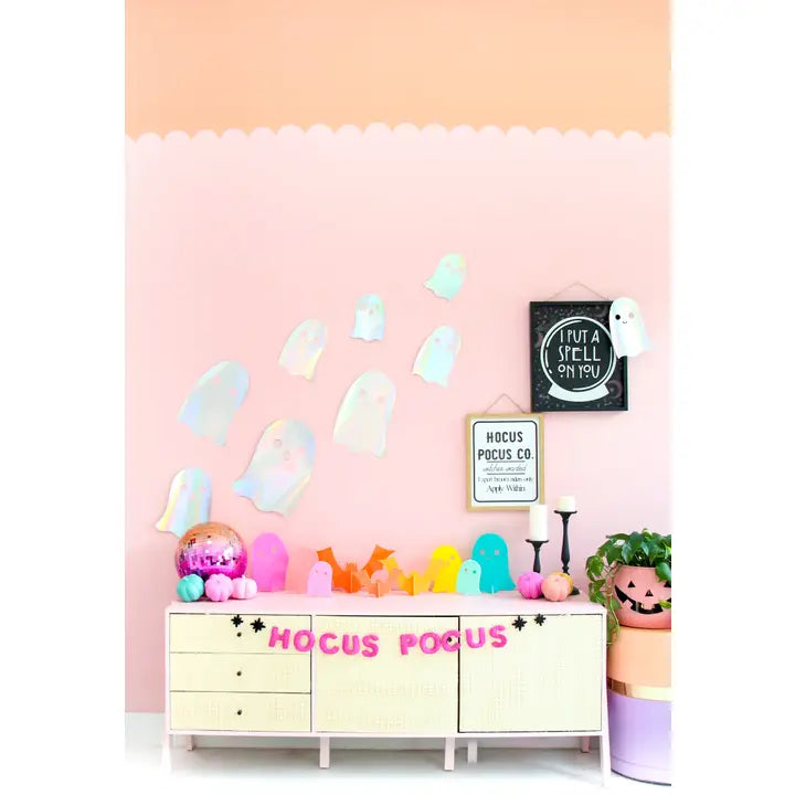 Iridescent Card Stock Ghosts-Little Fish Co.