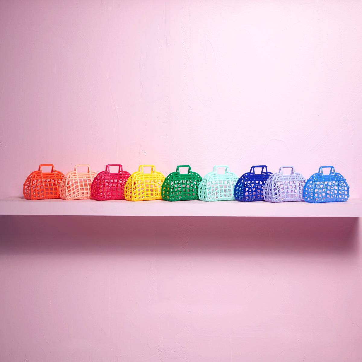 Mini Mini Retro Jelly basket / Assorted colours-Top 30 Easter 2025-Little Fish Co.