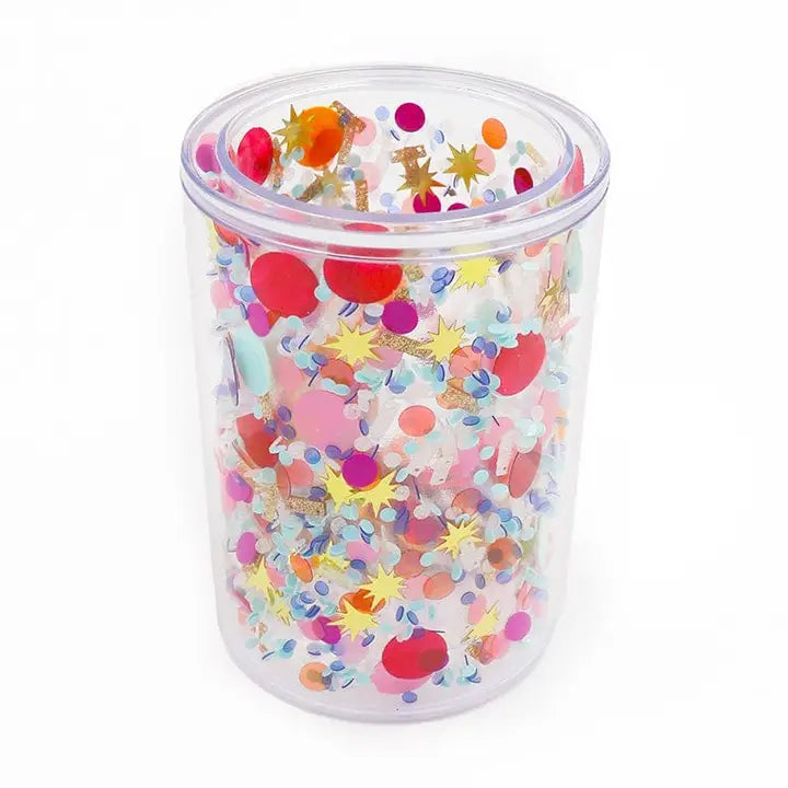 Celebrate everyday confetti pencil cup