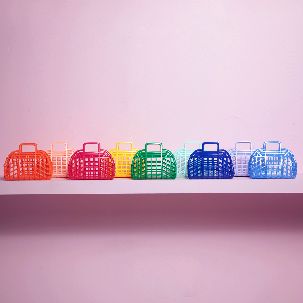 Mini Mini Retro Jelly basket / Assorted colours-Top 30 Easter 2025-Little Fish Co.