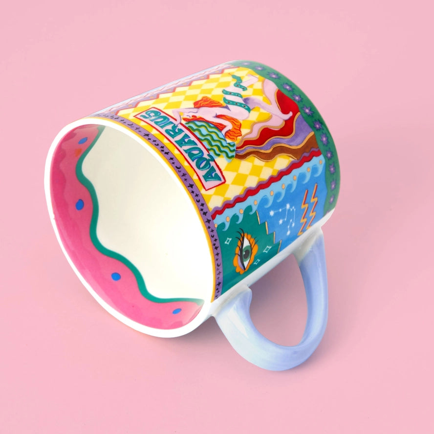 Aquarius Zodiac Mug-Little Fish Co.