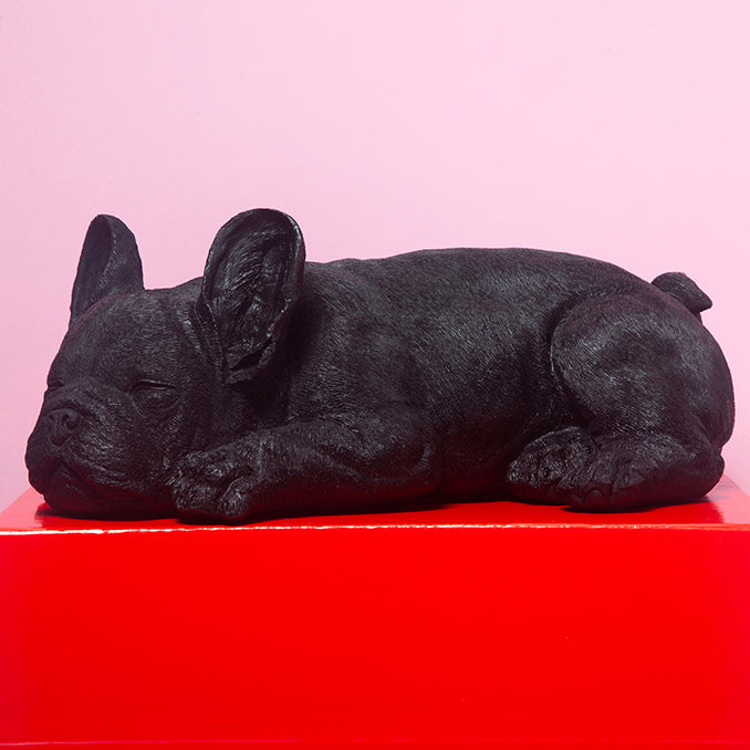 Sleeping Frenchie - Black-Little Fish Co.