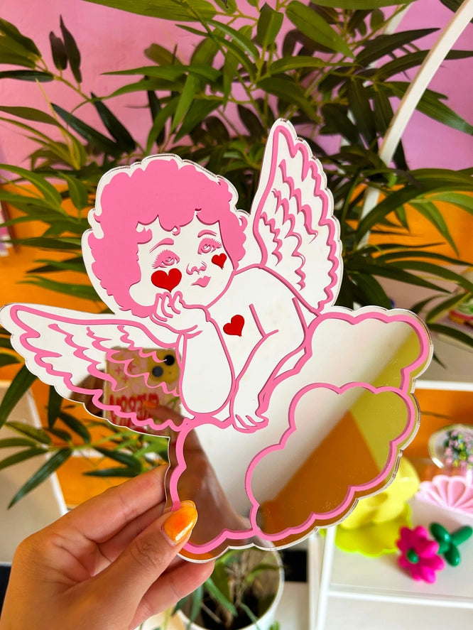 Small Cherub mirror-New Arrivals 2025-Little Fish Co.