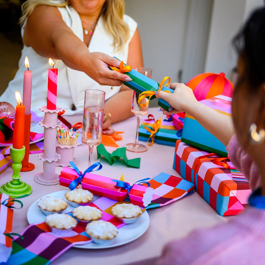 Fill your own Christmas cracker Pink / Red-Top 30 Christmas-Little Fish Co.