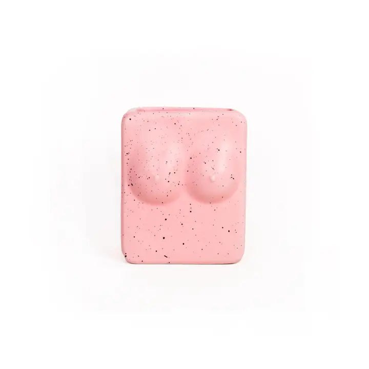Pink Tits Toothbrush Holder