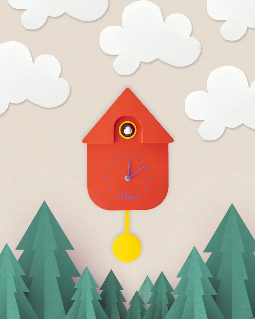 Cuckoo Clock Red